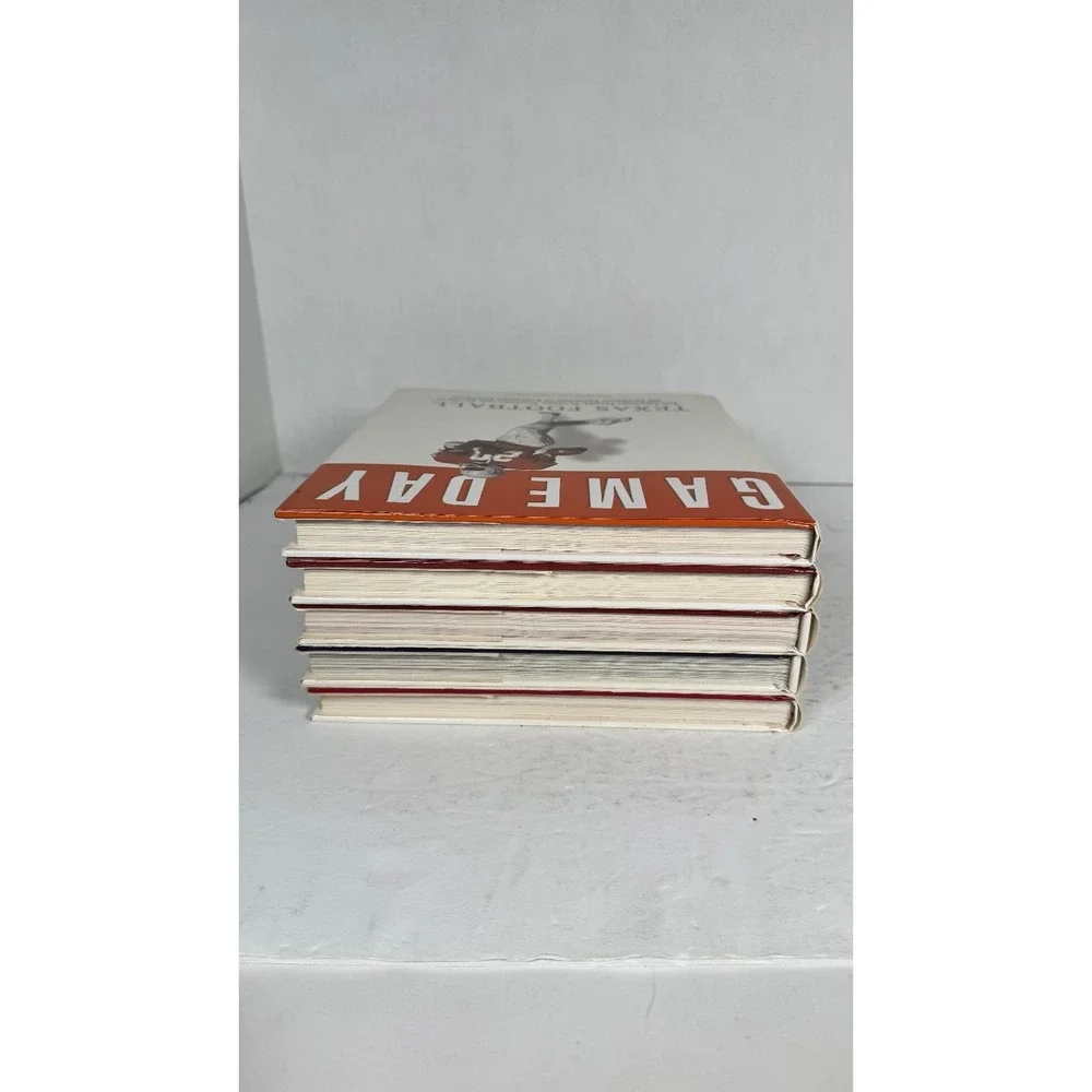 Game Day Football Books Lot Texas Alabama Nebraska Wisconsin Penn State 2005